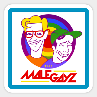 The Male Gayz Logo Sticker